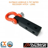 OUTBACK ARMOUR 5.75T RATED RECOVERY HITCH - LONG 